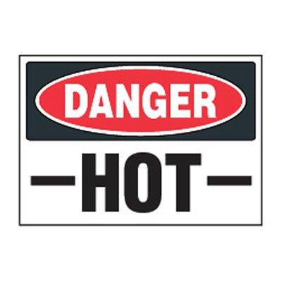Danger HOT sign